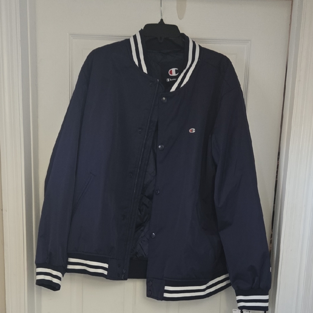 Champion Dark Blue Varsity Jacket